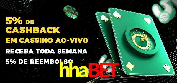 Promoções do cassino ao Vivo hhabet
